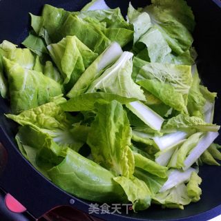 茶油炒奶白菜的做法步驟：6