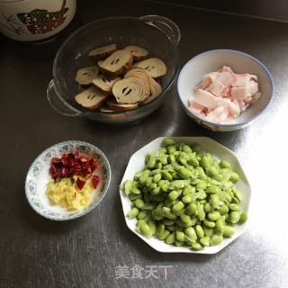 毛豆燒素記的做法步驟：1