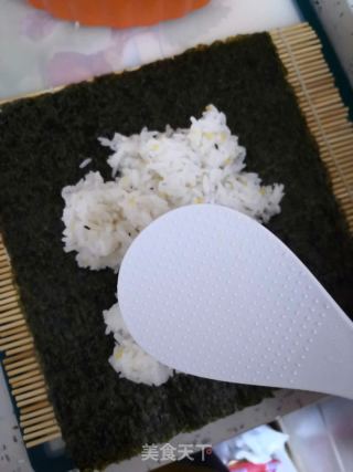 紫菜卷飯的做法步驟：5