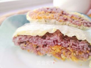 肉松飯團的做法步驟：4