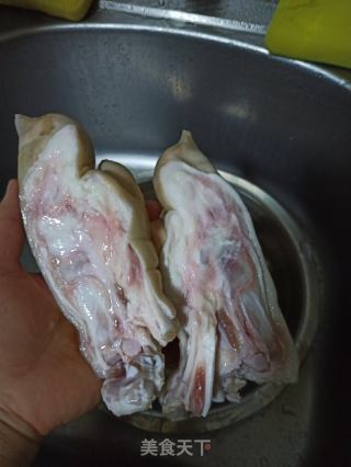 豬蹄肉凍的做法步驟：1