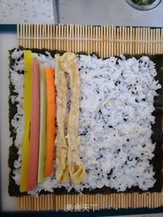 紫菜卷飯的做法步驟：6
