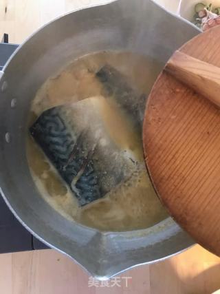 青花魚味噌煮的做法步驟：8