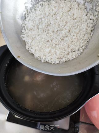 咸骨瑤柱粥的做法步驟：6