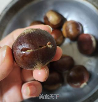快速剝板栗小妙招的做法步驟：2