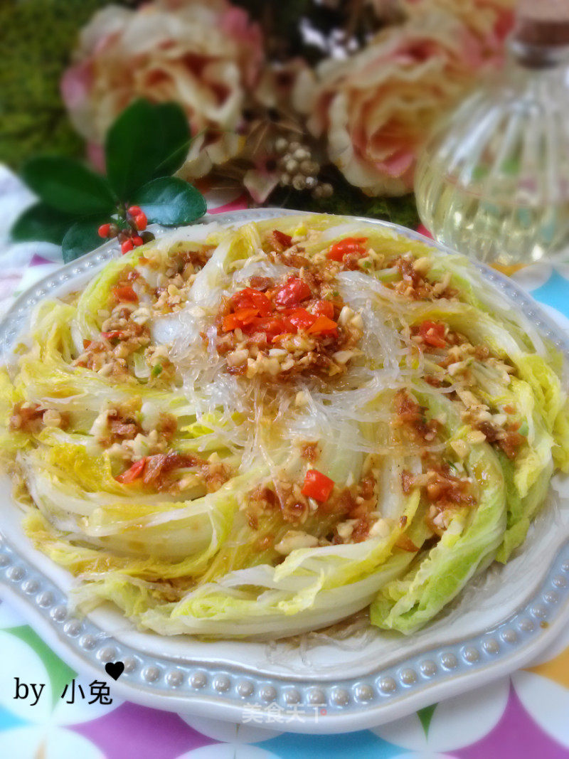 蒜蓉粉絲娃娃菜—白菜做出海鮮味的做法