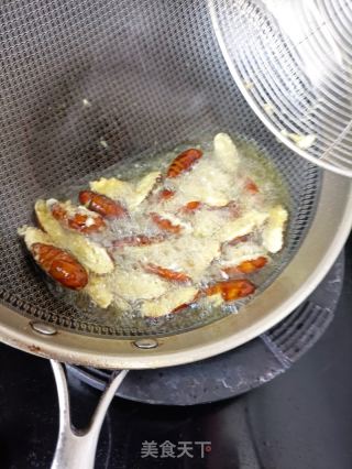 干煸蠶蛹的做法步驟：9