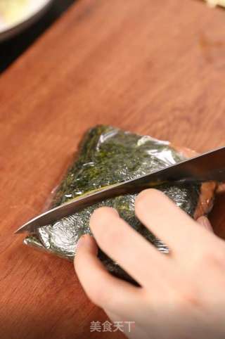 折疊紫菜包飯的做法步驟：12
