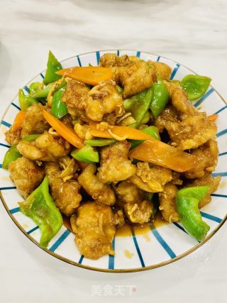 溜肉段的做法步驟：9