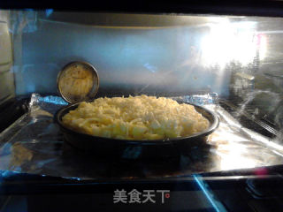菠蘿香蕉披薩的做法步驟：18