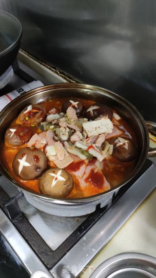 韓式部隊火鍋的做法步驟：15