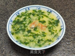 苦麥菜小米粥的做法步驟：10