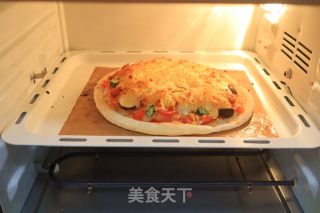 無油脆底雜蔬披薩的做法步驟：8