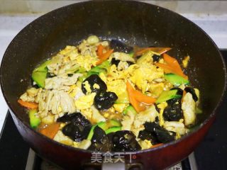 木須肉片的做法步驟：14