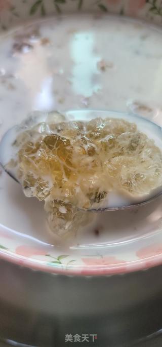 牛奶桃膠的做法步驟：6