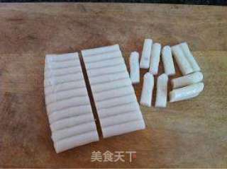 番茄炒年糕的做法步驟：5