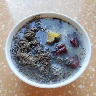 黑芝麻紅棗蘋果粥