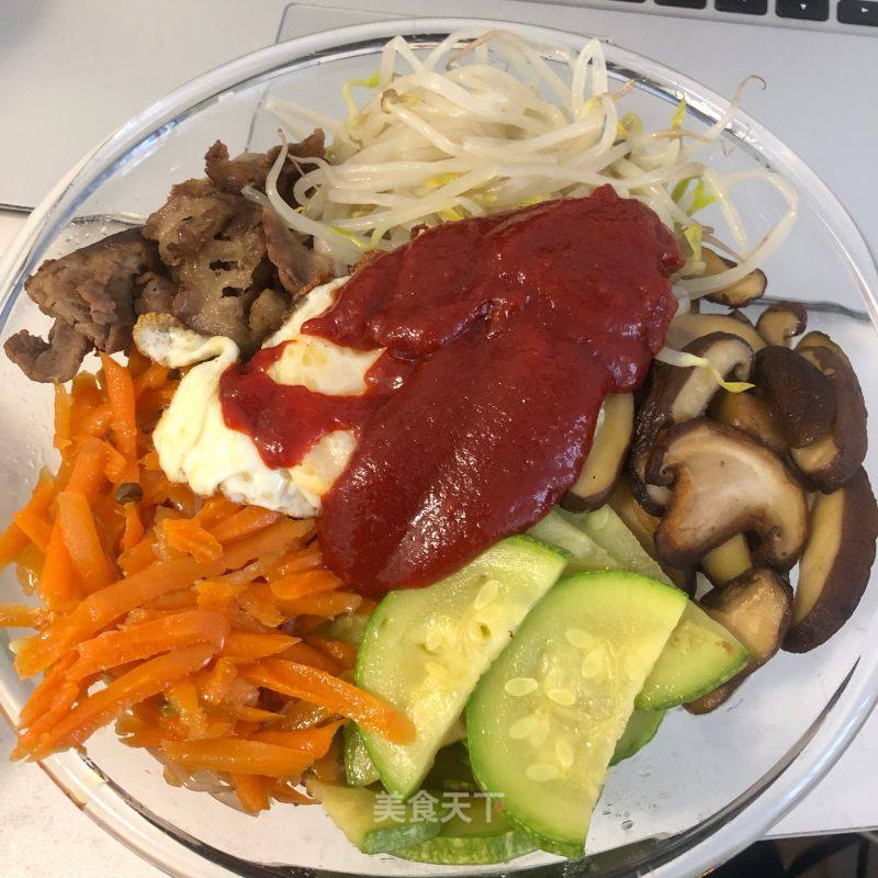 韓式拌飯的做法