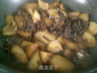 梅干菜燒夜開花的做法步驟：12
