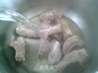 油三角夜開花燒排骨的做法步驟：6