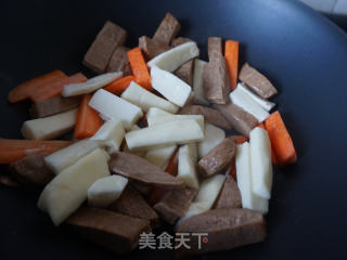 山藥燉牛柳（素食版）的做法步驟：5