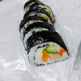 紫菜包飯的做法步驟：8