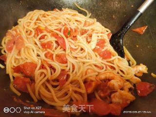 蝦仁意大利面的做法步驟：6