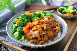日式肥牛飯的做法步驟：2