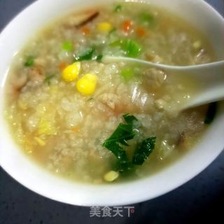 肉丁時蔬玉米粥的做法步驟：18