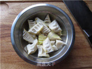 鮮筍紅燒肉的做法步驟：1