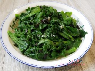 橄欖菜炒冰菜的做法步驟：9