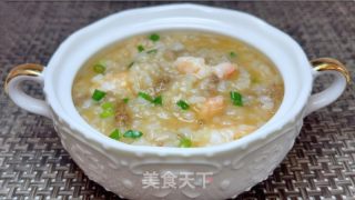 蝦仁牛肉粥的做法步驟：15