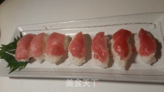藍旗金槍魚刺身壽司的做法步驟：5