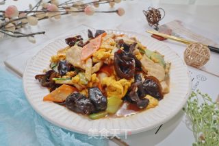 木須肉片的做法步驟：15