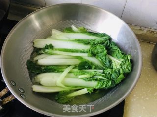 清炒快菜的做法步驟：1