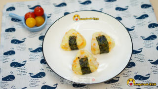 鮮蝦土豆泥飯團的做法步驟：9