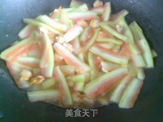 圓蛤炒西瓜皮的做法步驟：12
