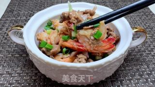 蝦仁炒牛肉的做法步驟：17