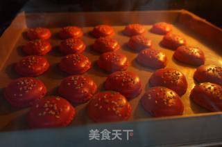 法式草莓馬卡龍的做法步驟：14