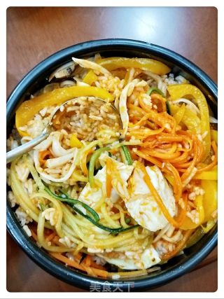 韓式拌飯的做法步驟：14