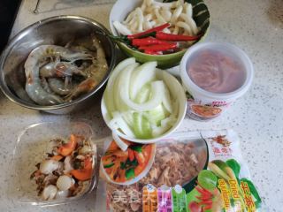 冬陰功海鮮湯的做法步驟：1