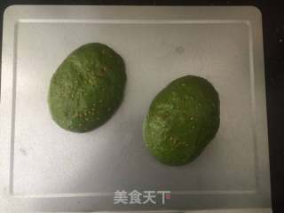 亞麻籽桂圓抹茶軟歐的做法步驟：16