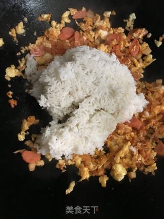 泡菜炒飯的做法步驟：8