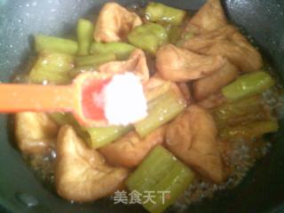 油三角燒虎皮青椒的做法步驟：10