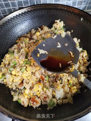 鰻魚炒飯的做法步驟：7