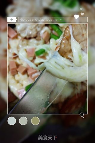 簡易版燒烤味披薩的做法步驟：9