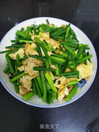 韭苔炒雞蛋的做法步驟：7