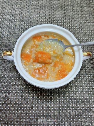 奶香南瓜燕麥粥的做法步驟：11