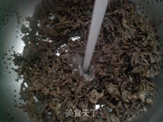 梅干菜燒夜開花的做法步驟：3