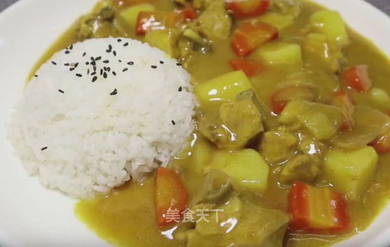 咖喱雞飯的做法